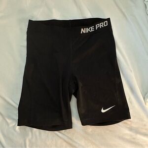 7” Nike Pro Compression Bike Shorts Black Size Medium